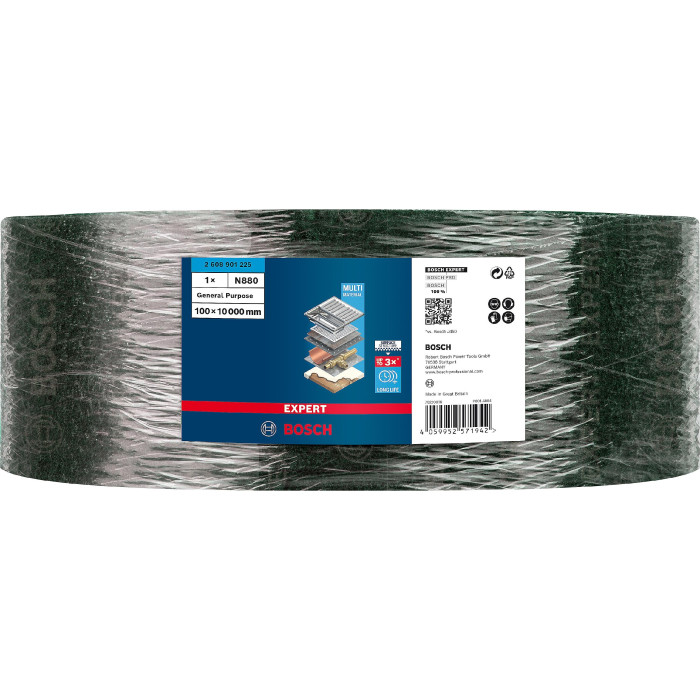 Шлифовальный рулон BOSCH EXPERT N880 2608901225 - изображение 2