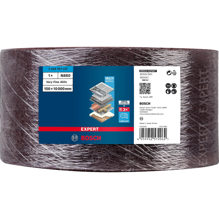 Шліфувальний рулон BOSCH EXPERT N880 2608901237 - зображення 2