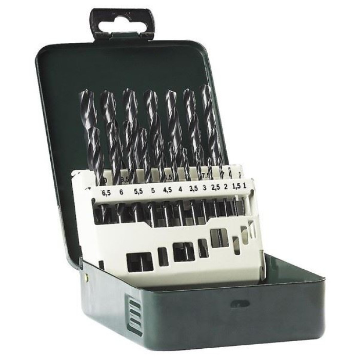 Набор свёрл по металлу 19 шт BOSCH HSS-R DIN338 1-10 мм 2609255032