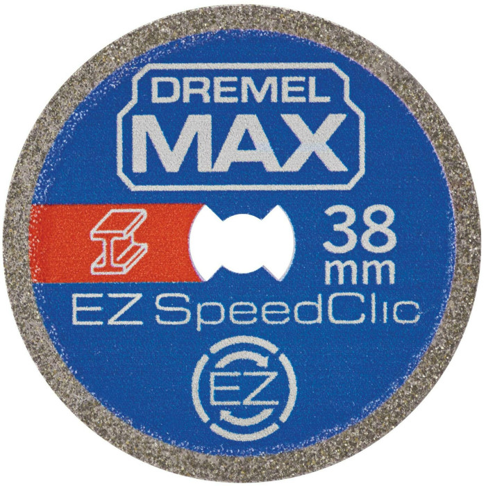 Круг алмазный по металлу Dremel MAX EZ SPEEDCLIC 38х3.2х1 мм 2615S456DM