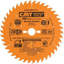 Диск пильный по дереву CMT ITK 250х30х42 271.250.42M