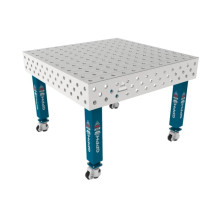 Сварочный стол на колёсах GPPH PRO INOX 1200х1200 мм, fi16, сетка 100х100 мм