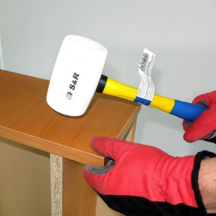 Киянка резиновая S&R 450 г 285450055 - изображение 6