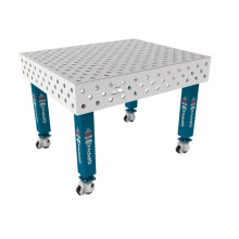 Сварочный стол на колёсах GPPH PRO INOX 1200х1000 мм, fi28, диагональная сетка