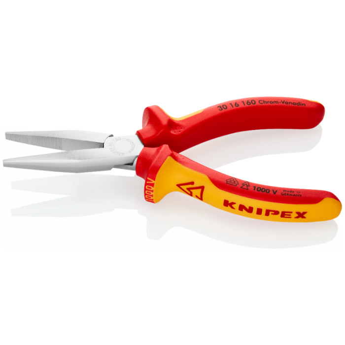 Долгогубцы хромированные диэлектрические KNIPEX 160 мм 30 16 160 - изображение 3