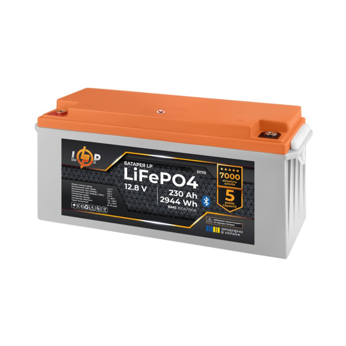 Аккумулятор LogicPower LP LiFePO4 12,8V - 230 Ah (2944Wh) (BMS 100A/100А) Smart BT 31170 - изображение 2