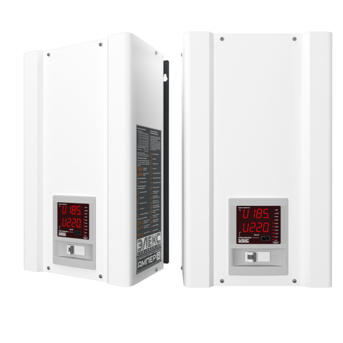 Стабілізатор напруги однофазний побутовий ЕЛЄКС АМПЕР-Р У 16-1/32 v2.1 313uk - зображення 9