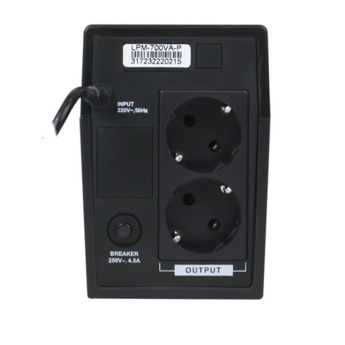 Лінійно-інтерактивне ДБЖ LogicPower LPM-700VA-P 3172 - зображення 4