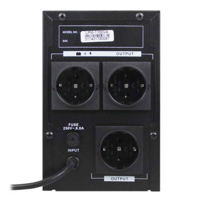 Лінійно-інтерактивне ДБЖ LogicPower LPM-1100VA 3174 - зображення 5