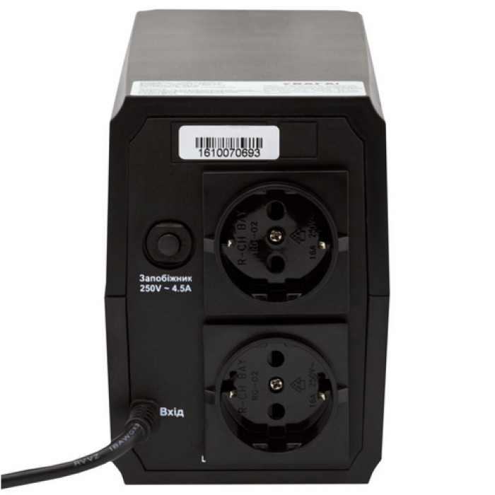 Лінійно-інтерактивне ДБЖ LogicPower LPM-625VA-P 3336 - зображення 4