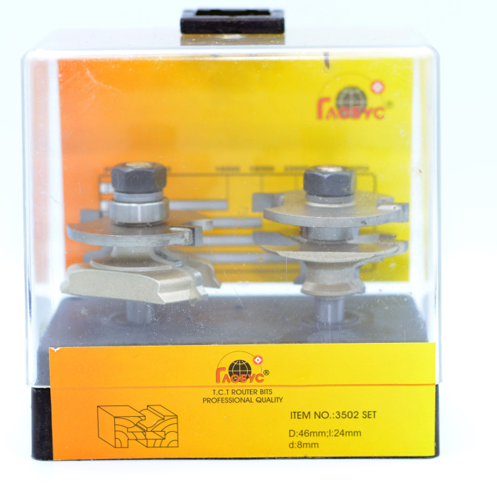 Фреза по дереву Глобус 3502 SET D46 l24 d8