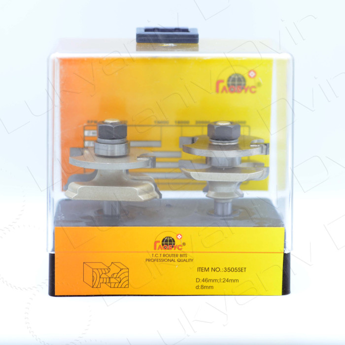Фреза по дереву Глобус 3505 SET D46 l24 d8
