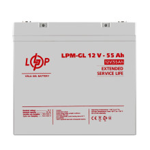 Аккумулятор LogicPower LPM-GL гелевый 12 В 55 Ач 36570