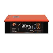 Аккумулятор LogicPower LP LiFePO4 25,6V - 280 Ah (7168Wh) (BMS 200A/200А) пластик Smart BT 37398