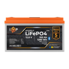 Аккумулятор LogicPower LP LiFePO4 12,8V - 100 Ah (1280Wh) (BMS 100A/50А) LCD Smart BT 37476