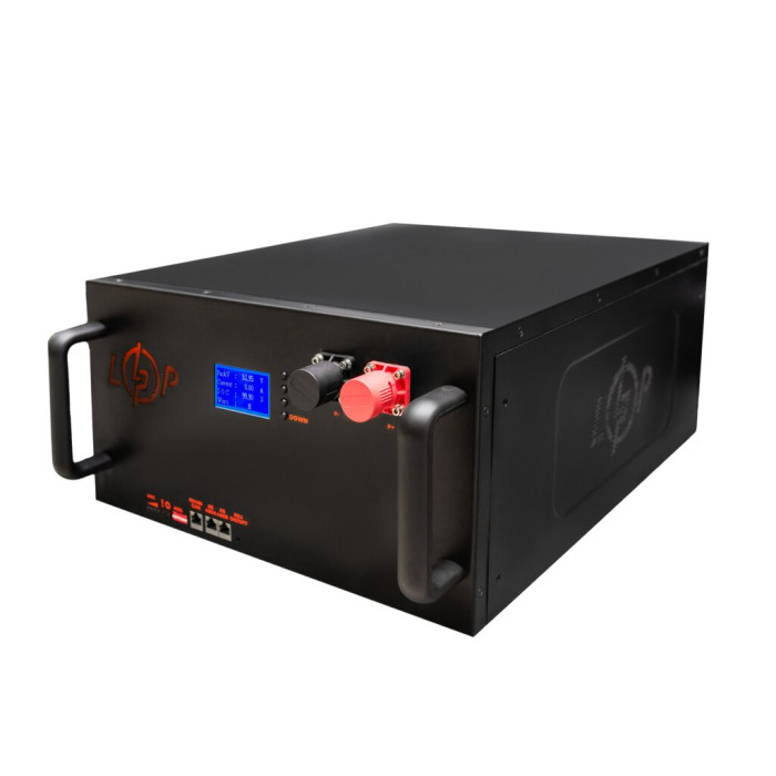 Аккумулятор LogicPower LP LiFePO4 25,6V - 280 Ah (7168Wh) (BMS 200A/100А) LCD металл Smart RM RS485/CAN 37514 - изображение 2