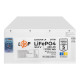 Аккумулятор LogicPower LP LiFePO4 51,2V - 230 Ah (11776Wh) (BMS SP 200A/100A) RM RS485/CAN LCD WH 37730 - изображение 6