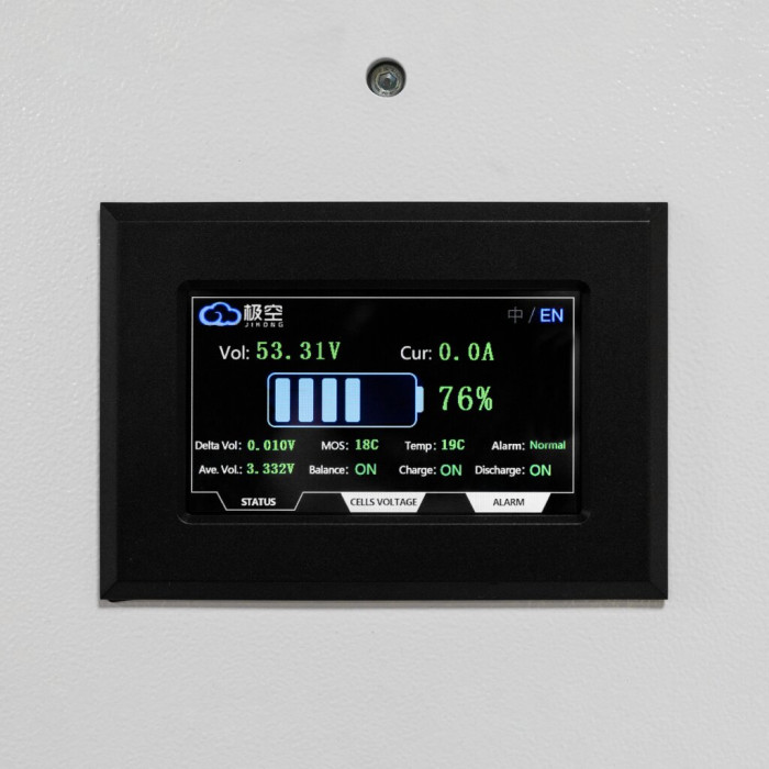 Аккумулятор LogicPower LP LiFePO4 51,2V - 100 Ah (5120Wh) (BMS 100A/50А) металл LCD Smart RS485/CAN JK настенный 37733 - изображение 7