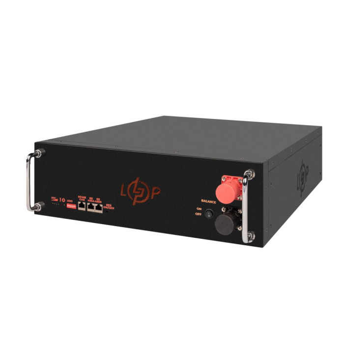 Аккумулятор LogicPower LP LiFePO4 51,2V - 100 Ah (5120Wh) (BMS SP 100A/50А) RM RS485/CAN LCD BL 38135 - изображение 3