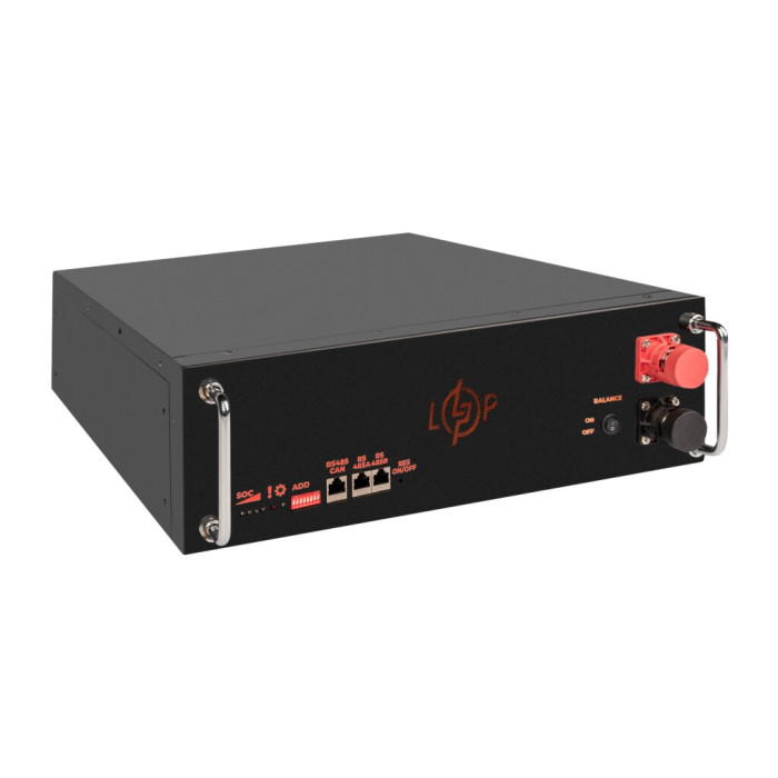 Аккумулятор LogicPower LP LiFePO4 51,2V - 100 Ah (5120Wh) (BMS SP 100A/50А) RM RS485/CAN LCD BL 38135 - изображение 4