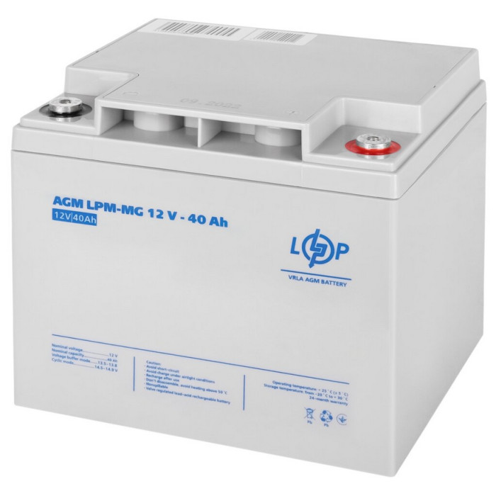 Аккумулятор LogicPower LPM-MG AGM 12 В 40 Ач 3874
