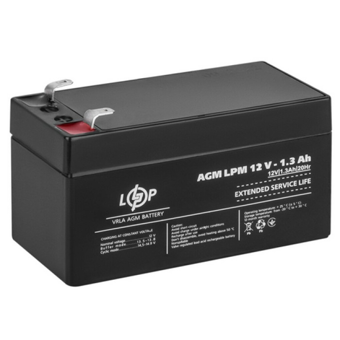 Аккумулятор LogicPower LPM AGM 12 В 1.3 Ач 4131 - изображение 4