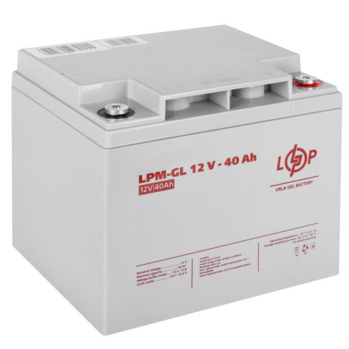 Аккумулятор LogicPower LPM-GL гелевый 12 В 40 Ач 4154 - изображение 2