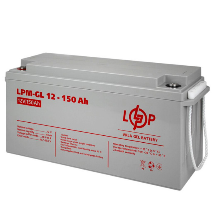 Аккумулятор LogicPower LPM-GL гелевый 12 В 150 Ач 4155