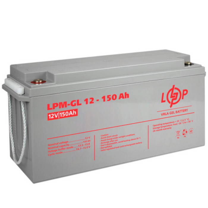 Аккумулятор LogicPower LPM-GL гелевый 12 В 150 Ач 4155 - изображение 2