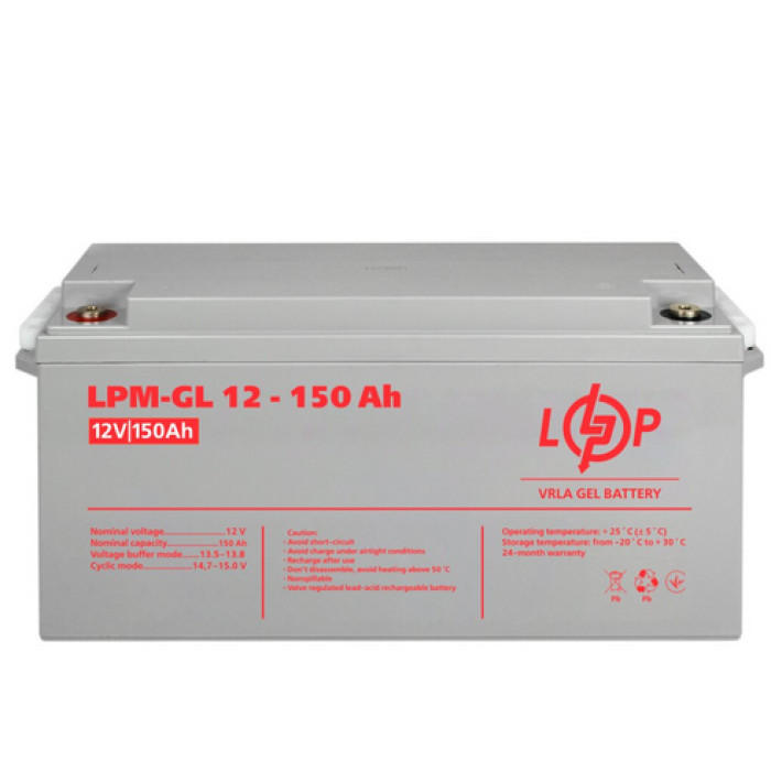 Аккумулятор LogicPower LPM-GL гелевый 12 В 150 Ач 4155 - изображение 4
