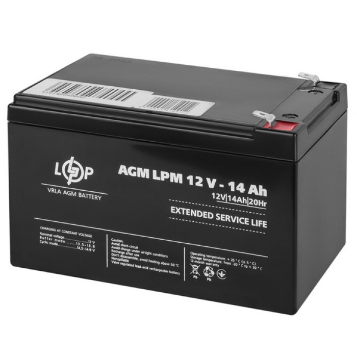 Аккумулятор LogicPower LPM AGM 12 В 14 Ач 4161