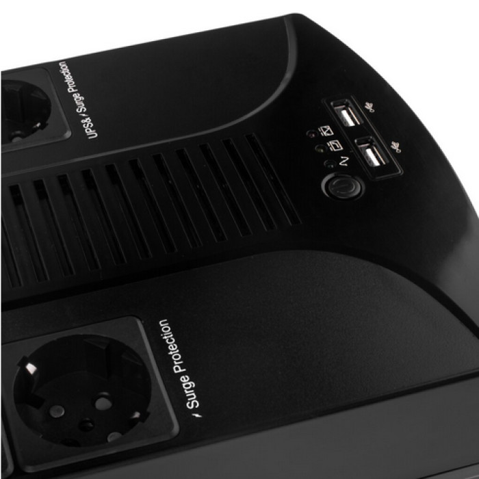 Лінійно-інтерактивне ДБЖ LogicPower LP 850VA-6PS 4325 - зображення 2