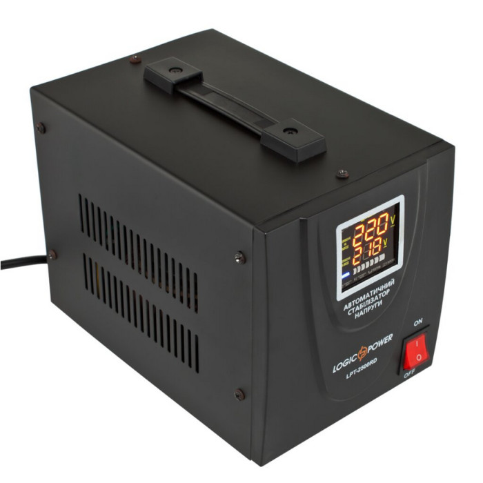 Стабилизатор напряжения LogicPower LPT-2500RD BLACK 4438 - изображение 3