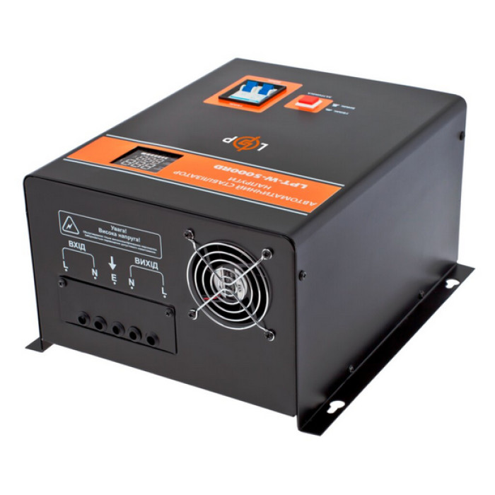 Стабілізатор напруги LogicPower LPT-W-5000RD BLACK 4439 - зображення 2