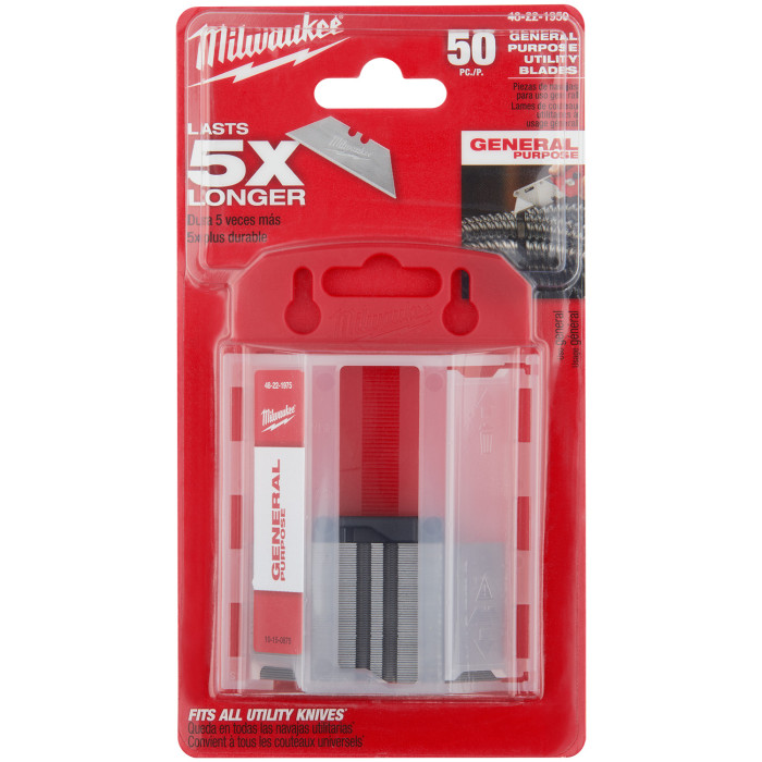 Лезвия трапециевидные 50 шт Milwaukee 19 мм 48221950
