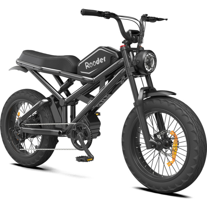 Електровелосипед ROODER Black 4825Bk - зображення 7