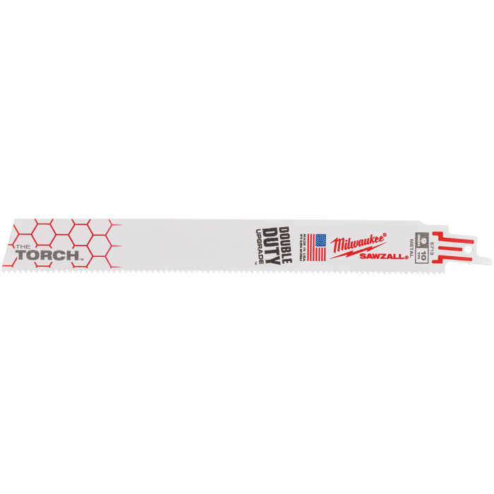 Полотна по металу для шабельної пили 5 шт Milwaukee TORCH 300 мм 10 TPI S 1126 CHF 48475714 - изображение 2