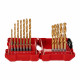 Набор свёрл по металлу Milwaukee RedHEX HSS-G TiN 19 шт 2-10 мм 48894760 - изображение 3