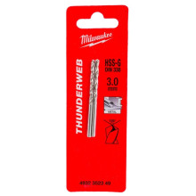 Свёрла по металлу 2 шт Milwaukee Thunderweb HSS-G DIN338 3х33х61 мм 4932352349