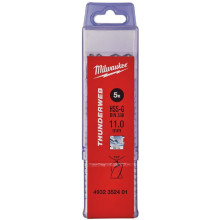Свёрла по металлу 5 шт Milwaukee Thunderweb HSS-G DIN338 11х94х142 мм 4932352401