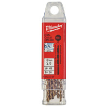 Свёрла по металлу 10 шт Milwaukee RED COBALT HSS-Co DIN338 2х24х49 мм 4932373334