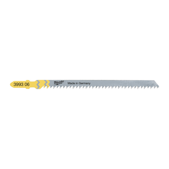 Полотна по дереву для лобзика 5 шт Milwaukee 105х3 мм T 301 CD 4932399306 - изображение 2