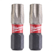 Биты ударные 2 шт Milwaukee Shockwave T40 25 мм 4932430888
