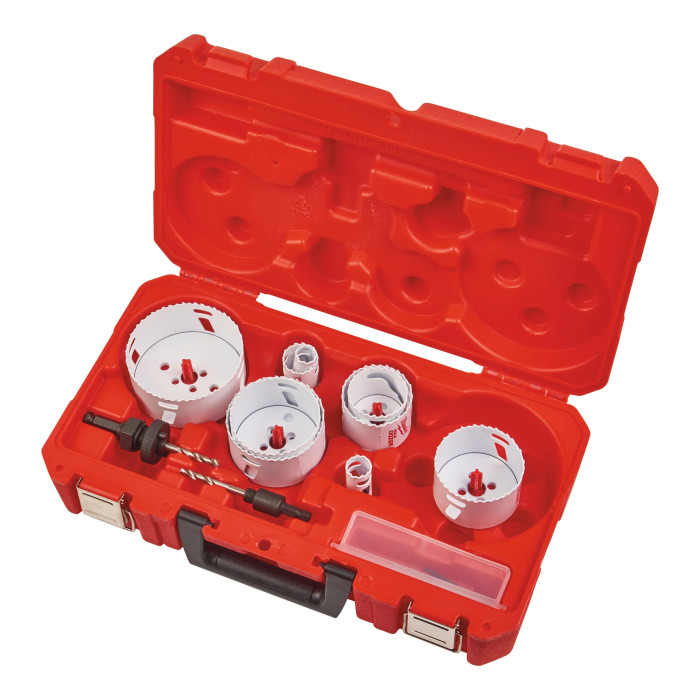 Набір біметалевих коронок універсальних 8 шт Milwaukee Hole Dozer Holesaw Set 19-102 мм 4932451547