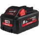 Аккумулятор Milwaukee High Output Li-Ion 18 В 8 Ач M18 HB8 4932471070
