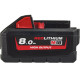 Аккумулятор Milwaukee High Output Li-Ion 18 В 8 Ач M18 HB8 4932471070 - изображение 2