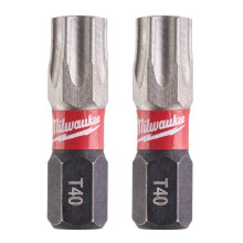 Биты ударные 2 шт Milwaukee Shockwave TX BO40 25 мм 4932471585