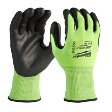 Перчатки сигнальные с защитой от порезов Milwaukee Hi-Vis Cut 3/C 10/XL 4932478133