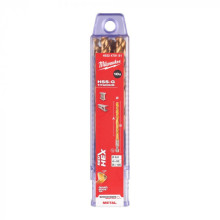 Свёрла по металлу 10 шт Milwaukee RedHEX HSS-G TiN 5х31х80 мм 4932478180