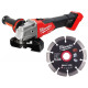 Угловая шлифмашина аккумуляторная + алмазные диски 10 шт Milwaukee M18 FSAG125X-0 4932479674 без АКБ